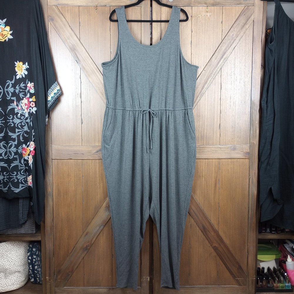 Torrid grey jumpsuit 3x